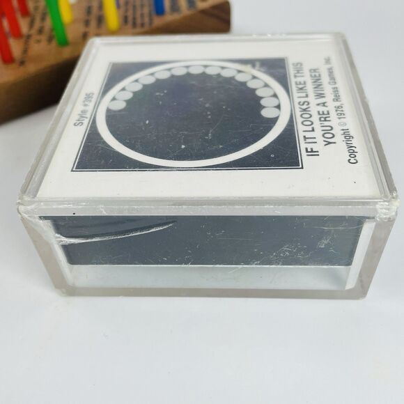 7 VTG Cardinal Reiss PEG & WOOD Brain Puzzler Games Mind Magic Starburst ETC - Picture 12 of 12